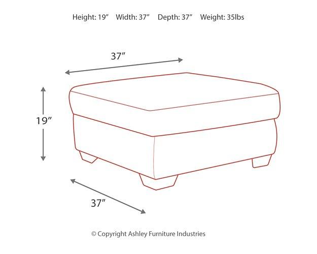 Accrington Oversized Ottoman Ottoman Ashley Furniture