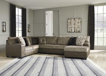 Abalone 3-Piece Sectional with Chaise Sectional Ashley Furniture