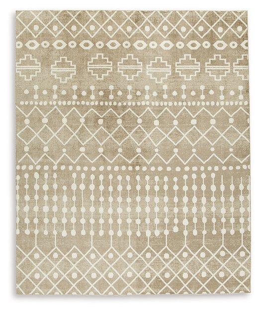 Bunchly 7'10" x 10'3" Washable Rug Rug Large Ashley Furniture