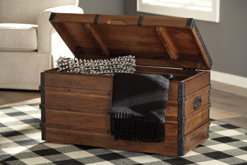 Kettleby Storage Trunk Trunk Ashley Furniture