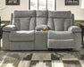 Mitchiner Reclining Loveseat with Console Loveseat Ashley Furniture