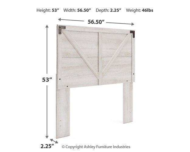 Shawburn Crossbuck Panel Bed Bed Ashley Furniture