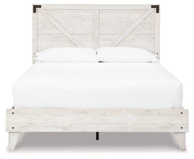 Shawburn Crossbuck Panel Bed Bed Ashley Furniture