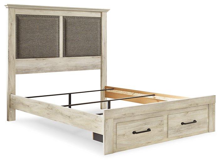 Cambeck Upholstered Panel Storage Bed Bed Ashley Furniture