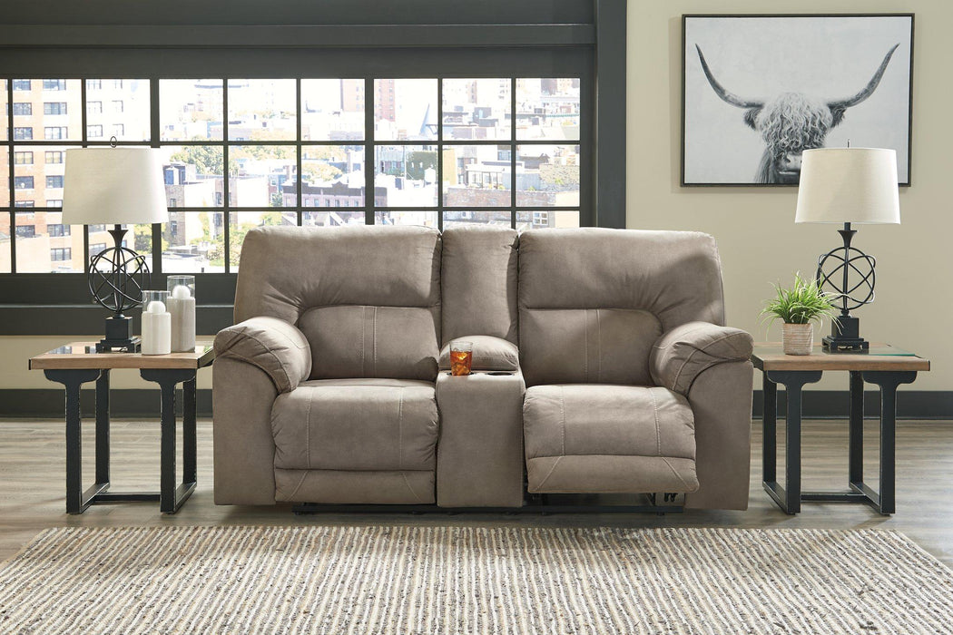 Cavalcade Power Reclining Loveseat with Console Loveseat Ashley Furniture