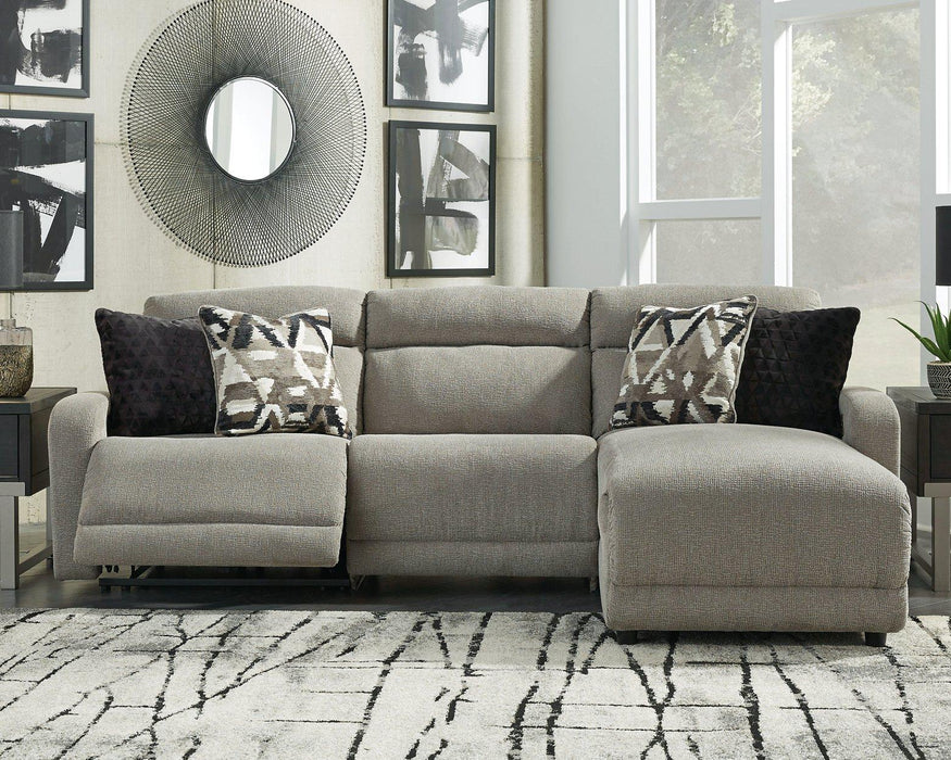 Colleyville Power Reclining Sectional with Chaise Sectional Ashley Furniture