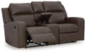 Lavenhorne Reclining Loveseat with Console Loveseat Ashley Furniture