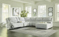 McClelland Reclining Sectional with Chaise Sectional Ashley Furniture