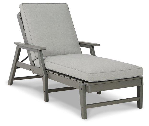 Visola Chaise Lounge with Cushion Outdoor Seating Ashley Furniture