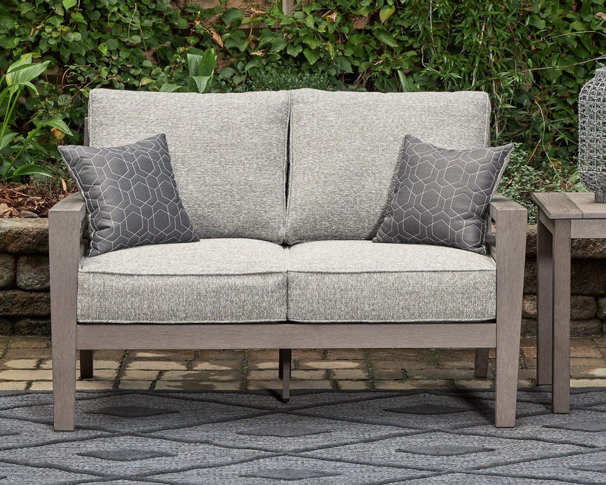 Hillside Barn Outdoor Loveseat with Cushion Outdoor Seating Ashley Furniture