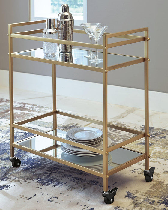 Kailman Bar Cart Bar Cart Ashley Furniture