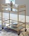 Kailman Bar Cart Bar Cart Ashley Furniture