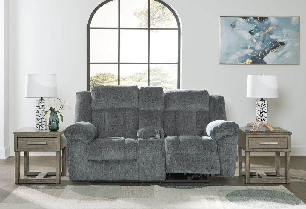 Tip-Off Power Reclining Loveseat Loveseat Ashley Furniture