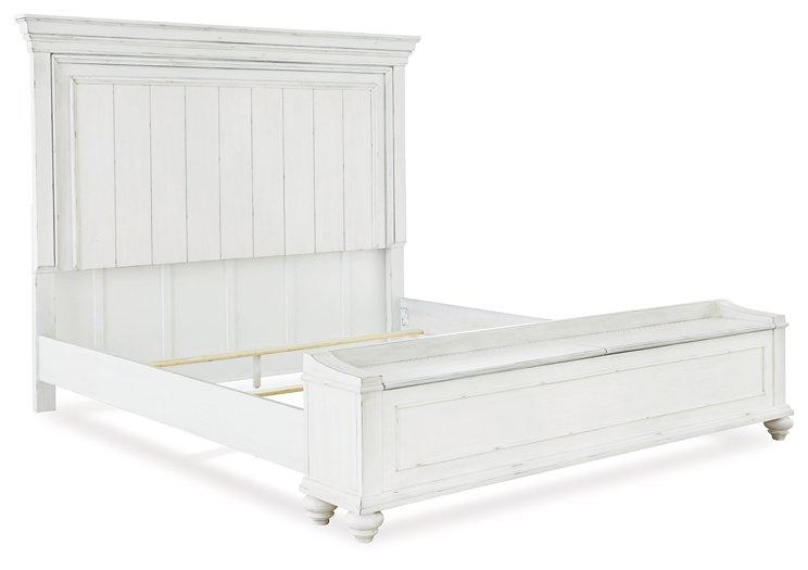 Kanwyn Bed with Storage Bench Bed Ashley Furniture