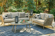 Swiss Valley Outdoor Set Outdoor Table Set Ashley Furniture