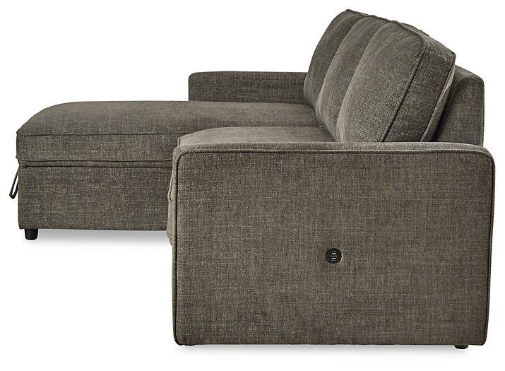 Kerle 2-Piece Sectional with Pop Up Bed Sectional Ashley Furniture