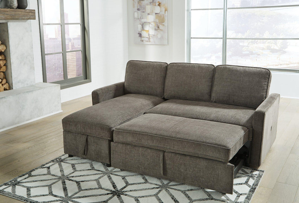 Kerle 2-Piece Sectional with Pop Up Bed Sectional Ashley Furniture