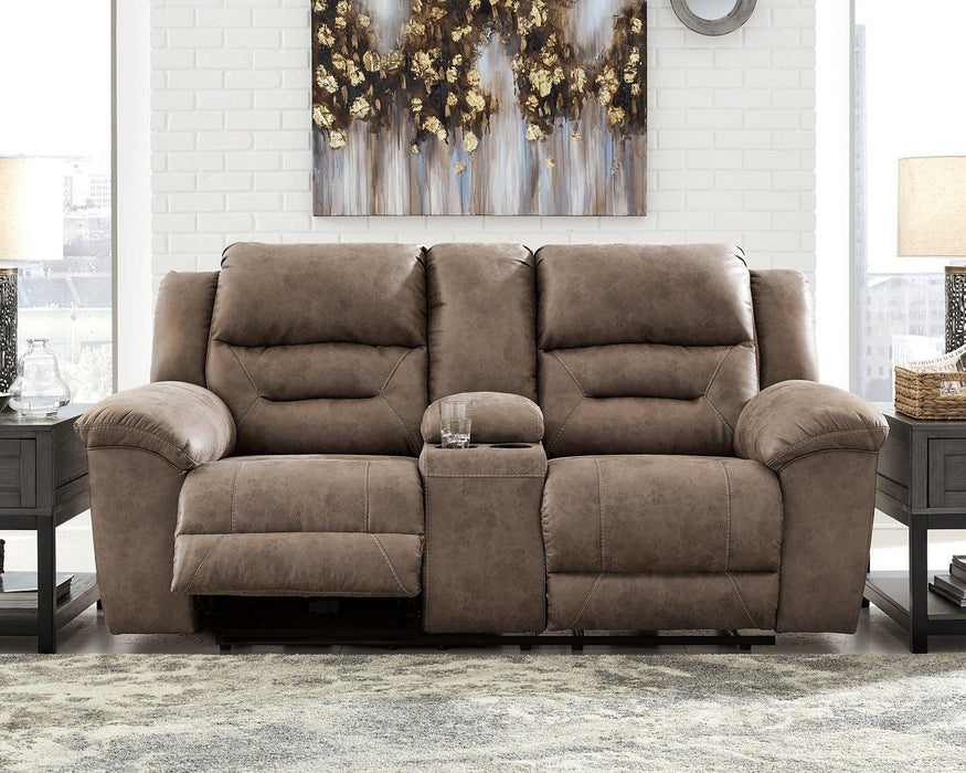 Stoneland Power Reclining Loveseat with Console Loveseat Ashley Furniture