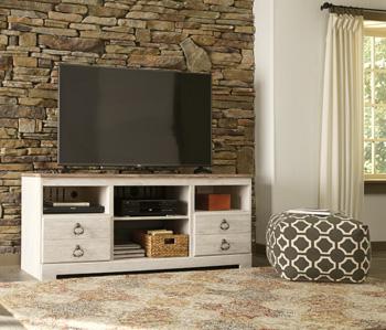 Willowton 64" TV Stand With Bluetooth Speaker Insert Entertainment Center Ashley Furniture