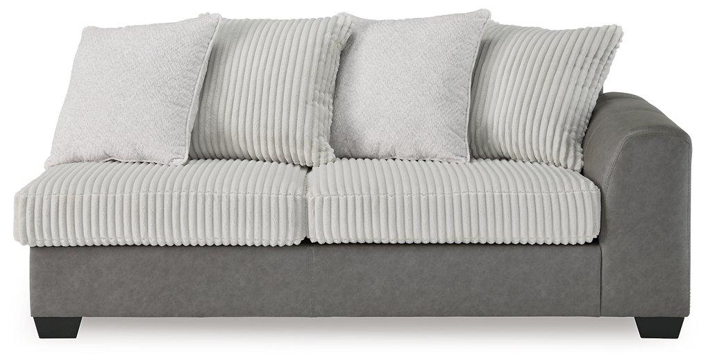 Clairette Court Sectional with Chaise Sectional Ashley Furniture