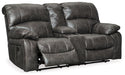 Dunwell Power Reclining Loveseat with Console Loveseat Ashley Furniture