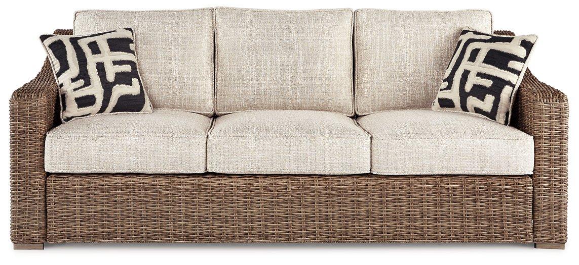 Beachcroft Sofa with Cushion Outdoor Seating Ashley Furniture