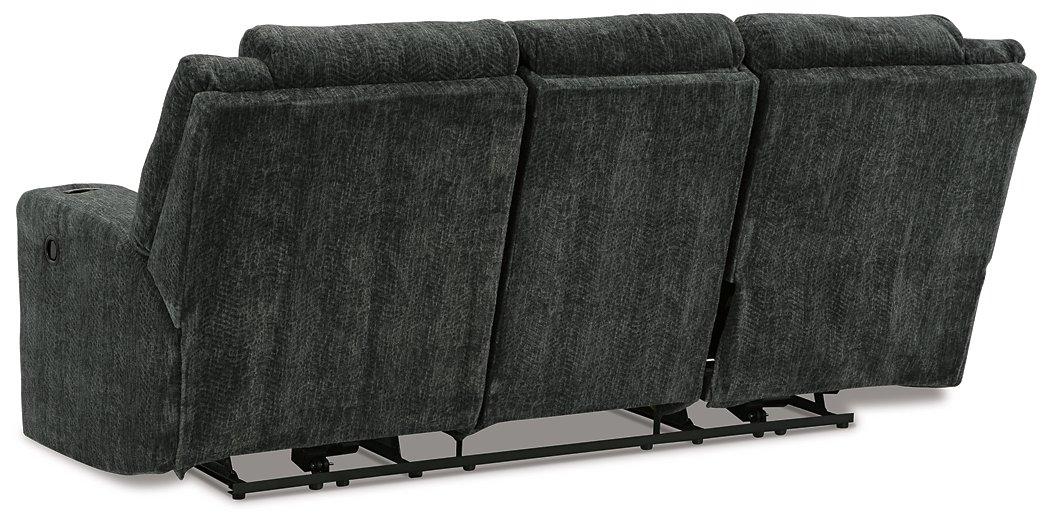 Martinglenn Reclining Sofa with Drop Down Table Sofa Ashley Furniture