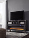 Todoe 65" TV Stand with Electric Fireplace TV Stand Ashley Furniture