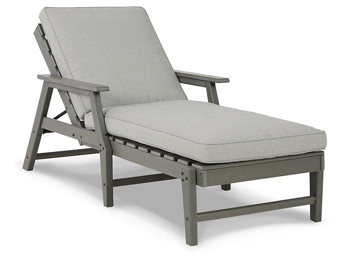 Visola Chaise Lounge with Cushion Outdoor Seating Ashley Furniture