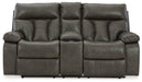 Willamen Reclining Loveseat with Console Loveseat Ashley Furniture