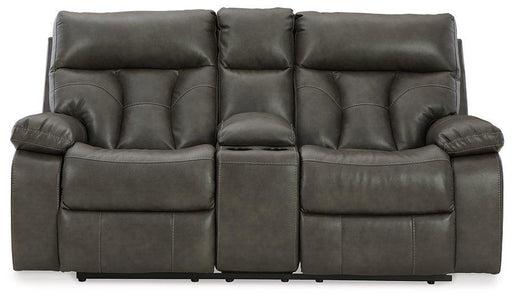 Willamen Reclining Loveseat with Console Loveseat Ashley Furniture