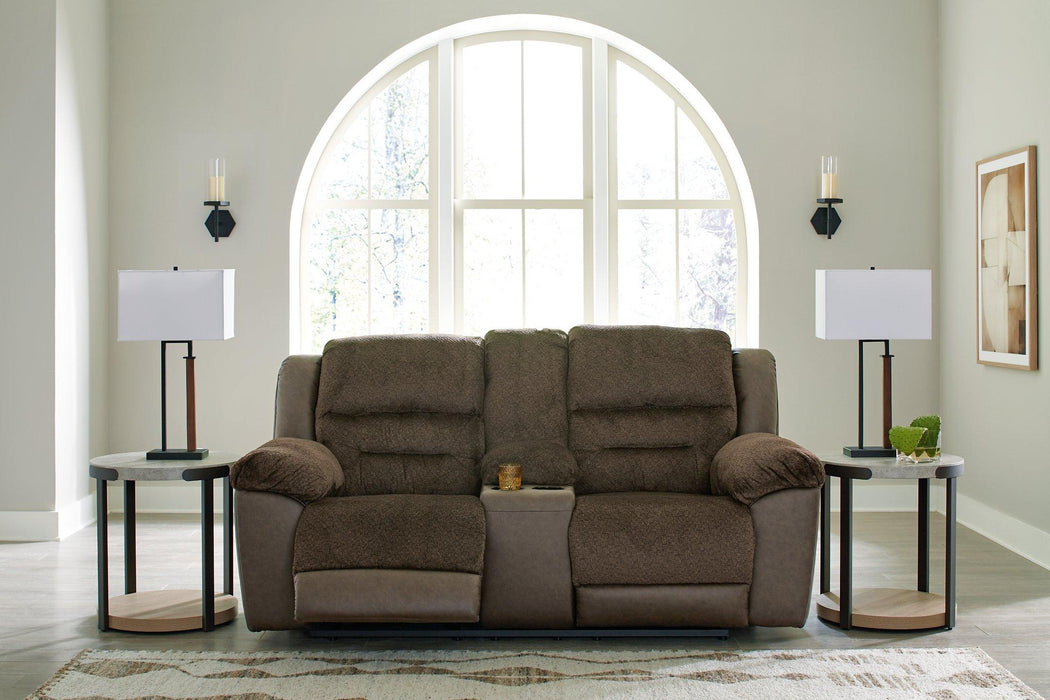 Dorman Reclining Loveseat with Console Loveseat Ashley Furniture