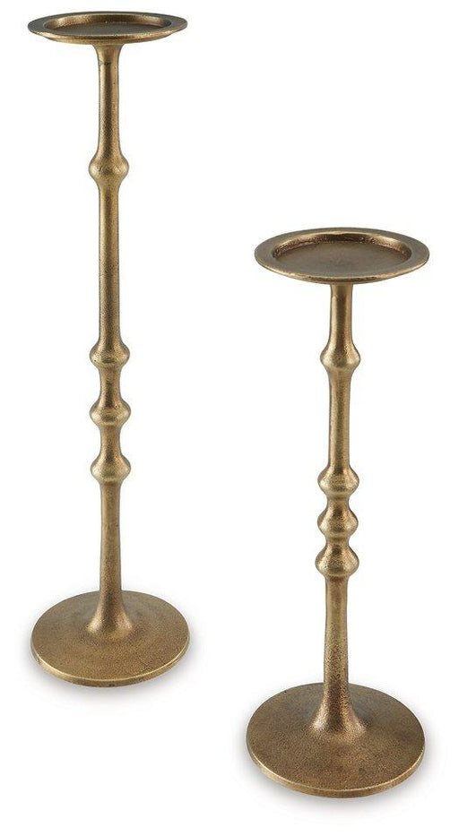 Larwick Candle Holder (Set of 2) Candle Holder Ashley Furniture