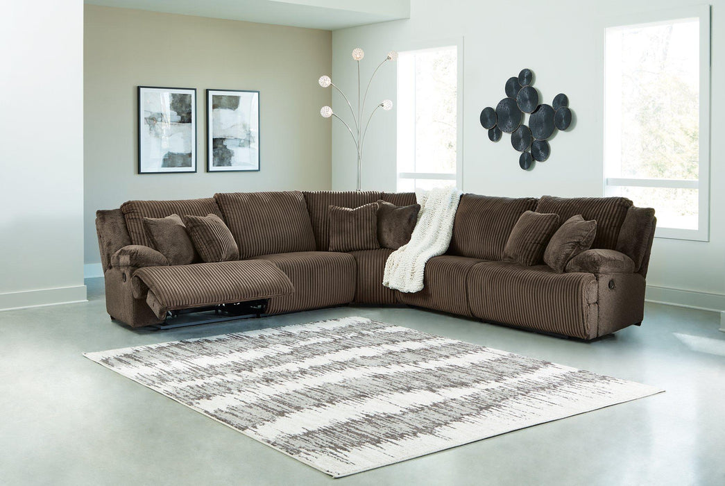 Top Tier Reclining Sectional Sectional Ashley Furniture