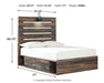 Drystan Bed with 2 Storage Drawers Bed Ashley Furniture