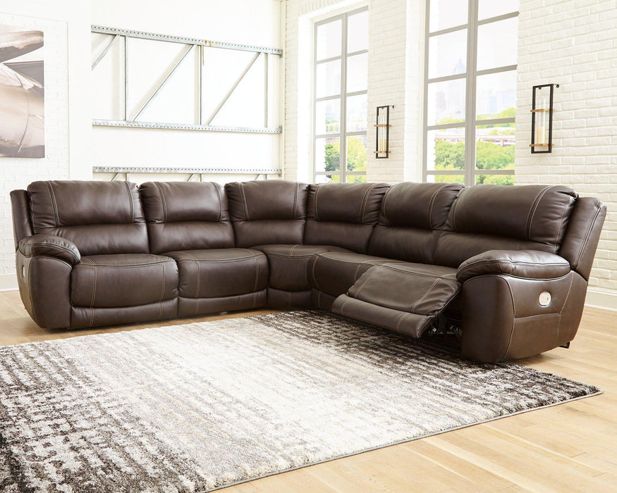 Dunleith Power Reclining Sectional Sectional Ashley Furniture