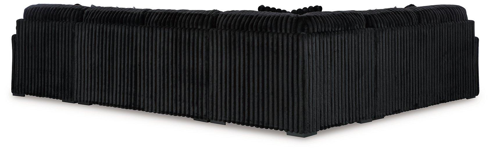 Midnight-Madness Sectional with Chaise - Dayton Discount Furniture