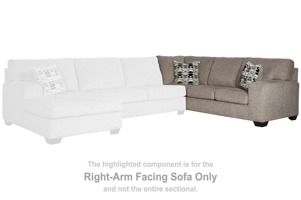 Ballinasloe 3-Piece Sectional with Chaise Sectional Ashley Furniture