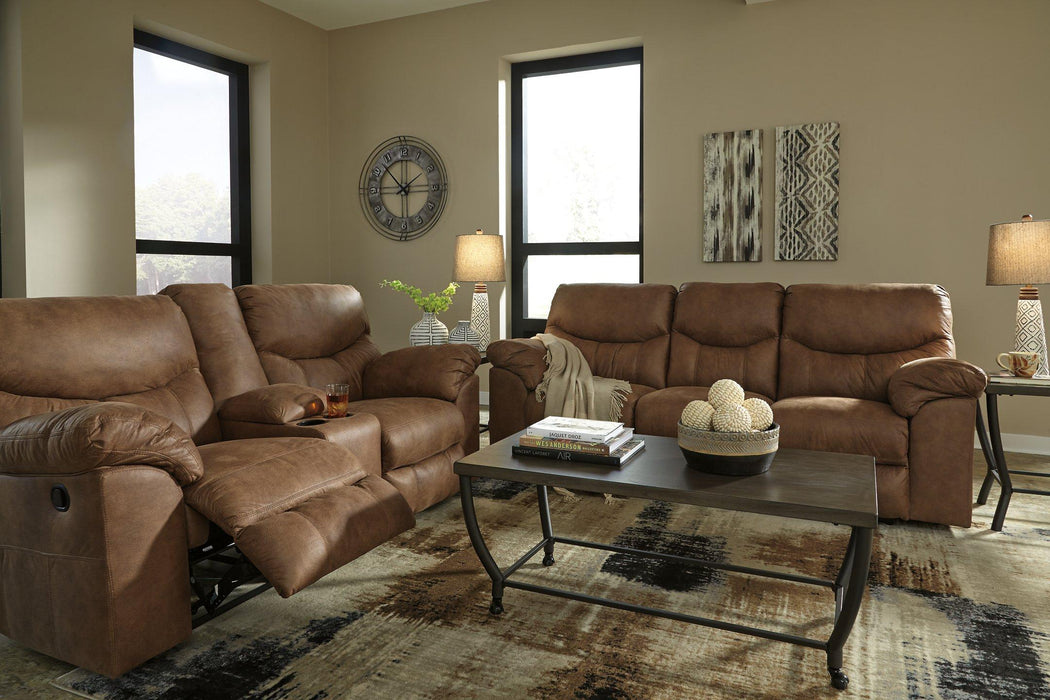 Boxberg Reclining Loveseat with Console Loveseat Ashley Furniture