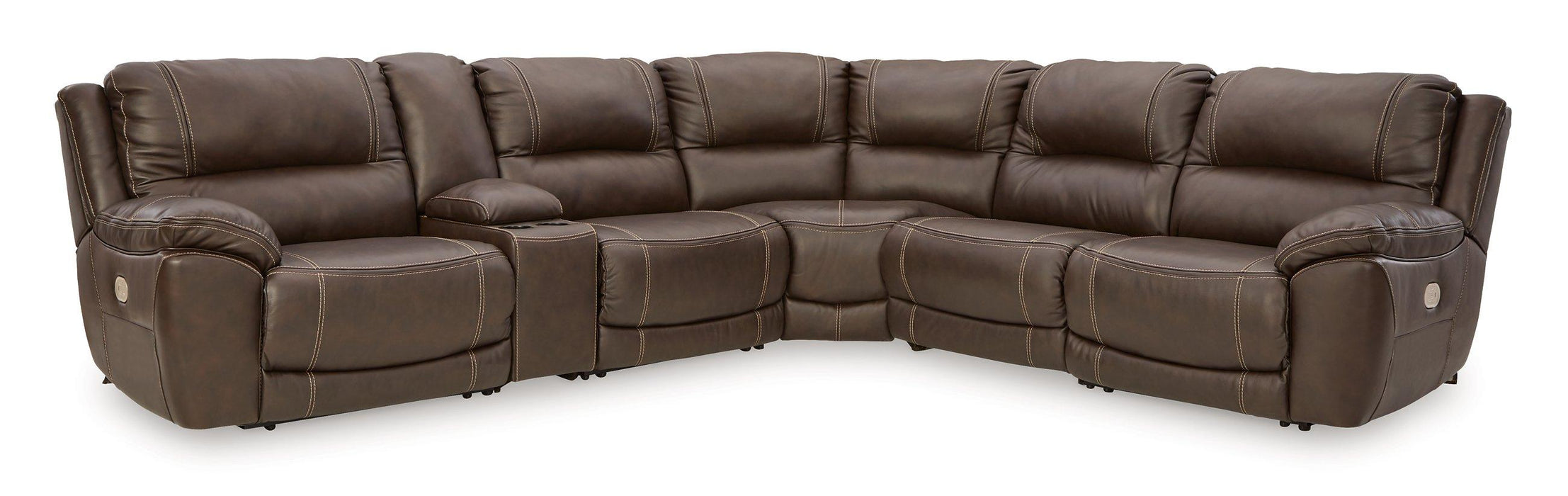 Dunleith 6-Piece Sectional w/ Recliner Living Room Set Ashley Furniture