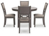 Wrenning Dining Table and 4 Chairs (Set of 5) Dining Table Ashley Furniture