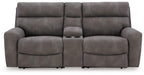 Next-Gen DuraPella Power Reclining Sectional Loveseat with Console Sectional Ashley Furniture