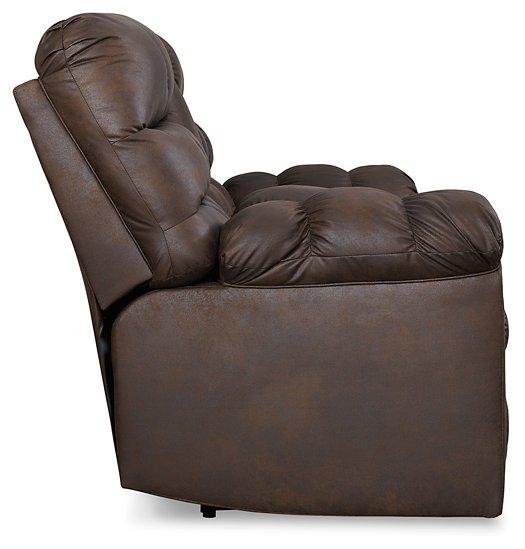 Derwin Reclining Loveseat with Console Loveseat Ashley Furniture