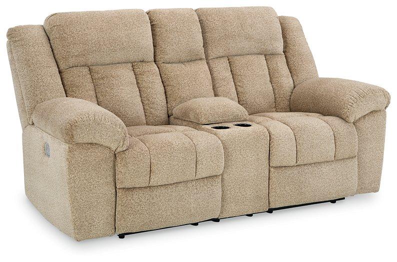 Tip-Off Power Reclining Loveseat Loveseat Ashley Furniture