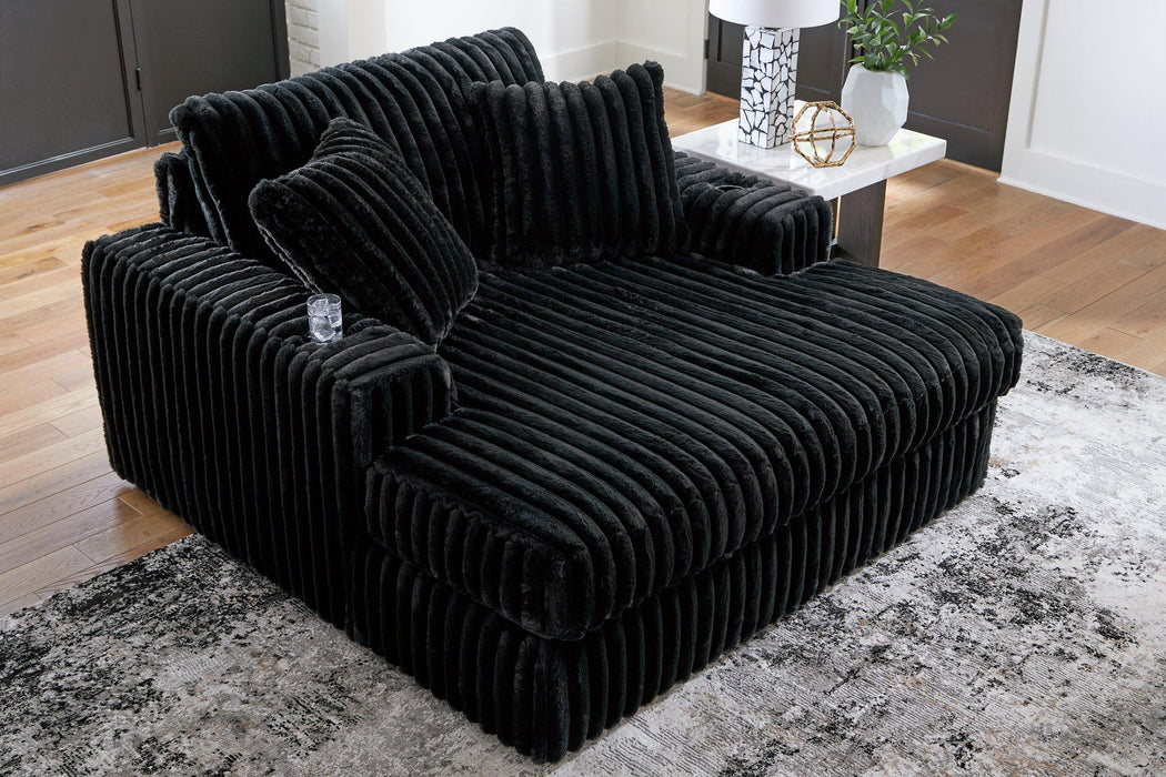 Midnight-Madness Oversized Chaise Chair Ashley Furniture