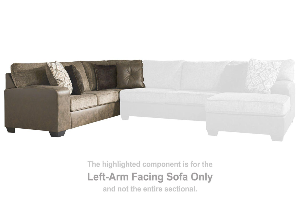 Abalone 3-Piece Sectional with Chaise Sectional Ashley Furniture