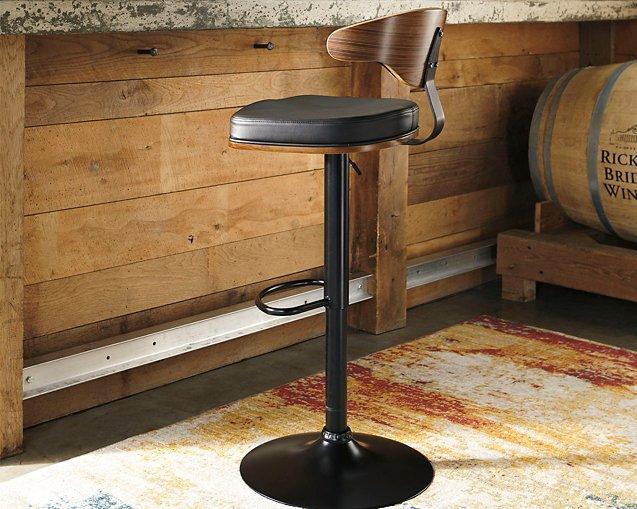 Bellatier Adjustable Height Bar Stool Barstool Ashley Furniture