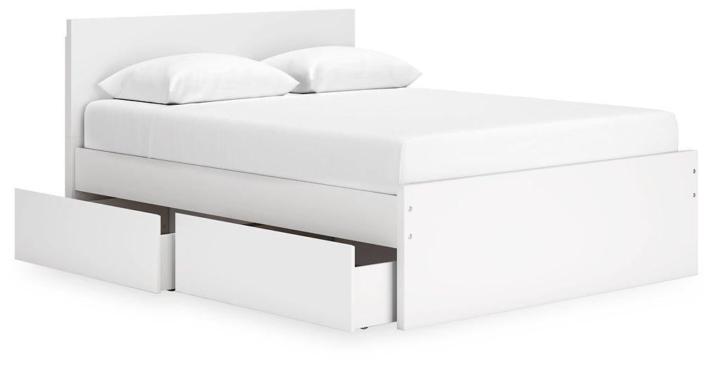 Onita Panel Bed with 2 Side Storage Bed Ashley Furniture