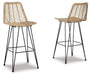 Angentree Bar Height Bar Stool Barstool Ashley Furniture