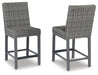 Palazzo Outdoor Barstool (Set of 2) Outdoor Barstool Ashley Furniture